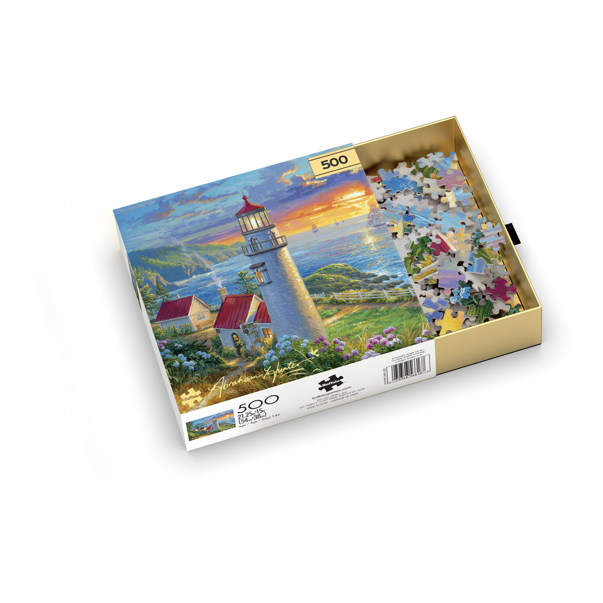 Gold Collection – Evening Watch 500 Piece Jigsaw Puzzle - Abraham Hunter