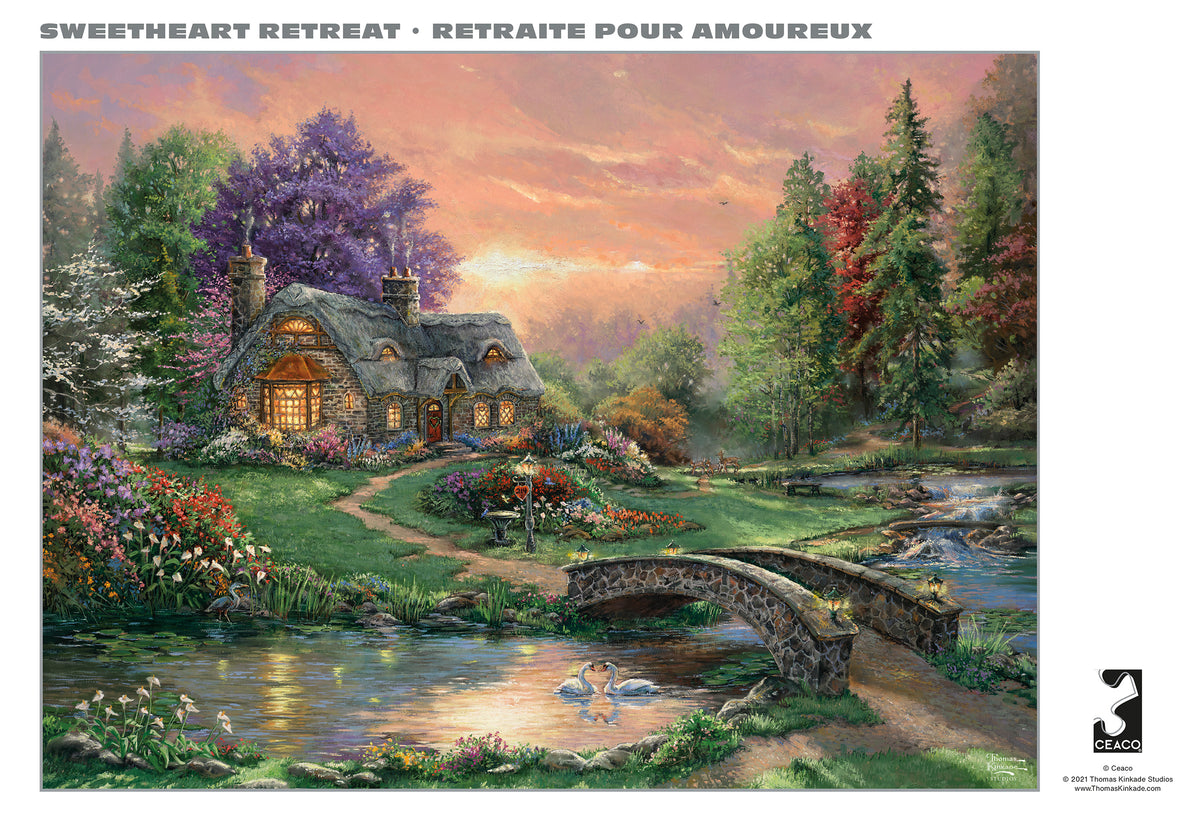 Silver Select: Thomas Kinkade Sweetheart Retreat 1000 Piece Puzzle